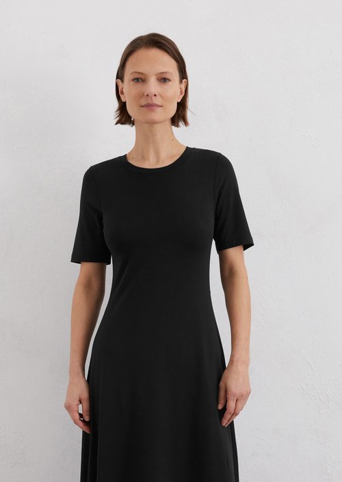 Jersey dress — Black