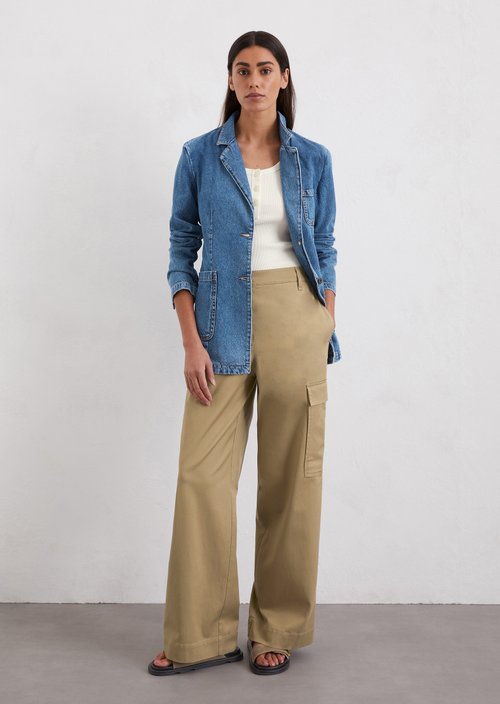 Jeans blazer shaped — M025