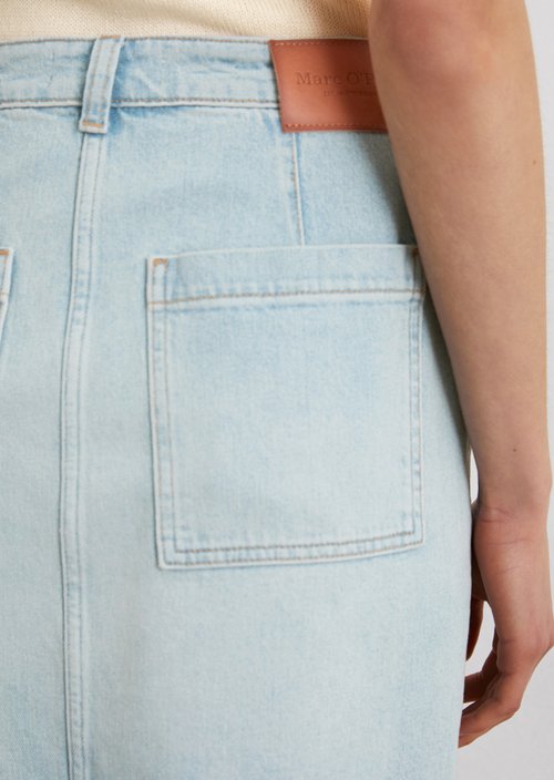 Regular denim skirt — M007