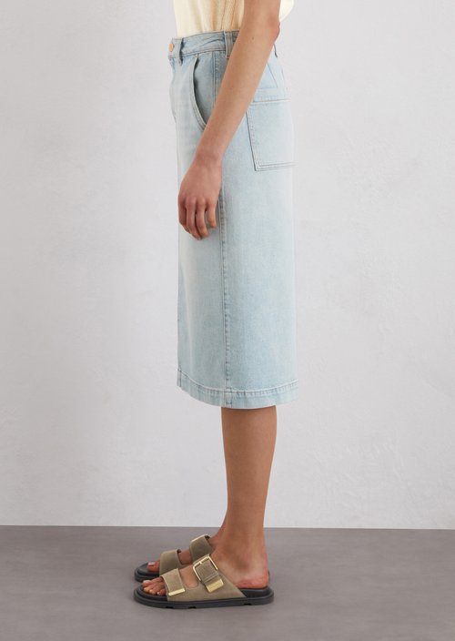 Regular denim skirt — M007