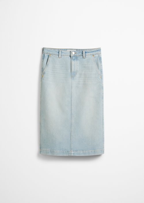 Regular denim skirt — M007