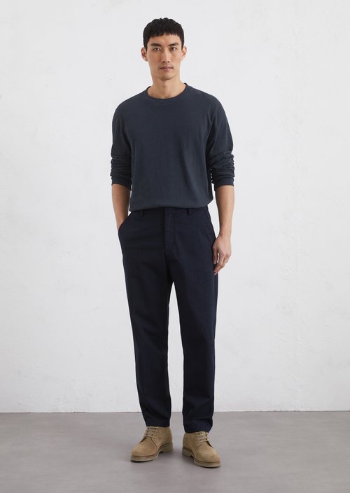 Longsleeve regular — Dark blue