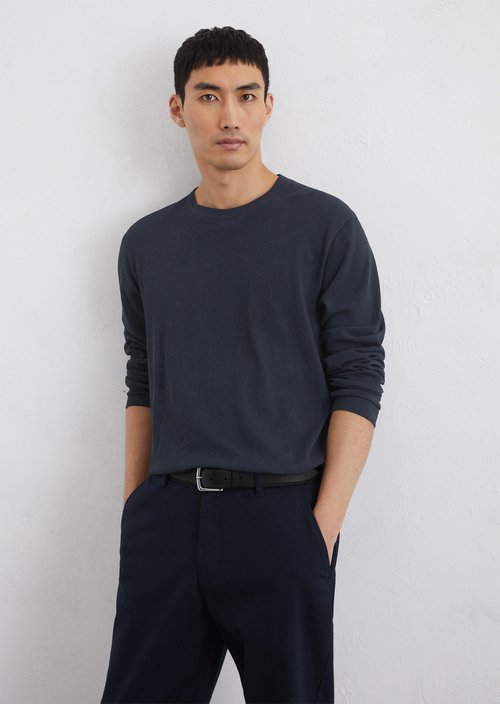 Longsleeve regular — Dark blue
