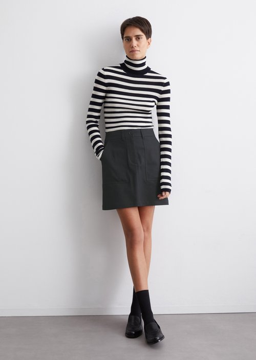 Mini skirt regular — Dark blue