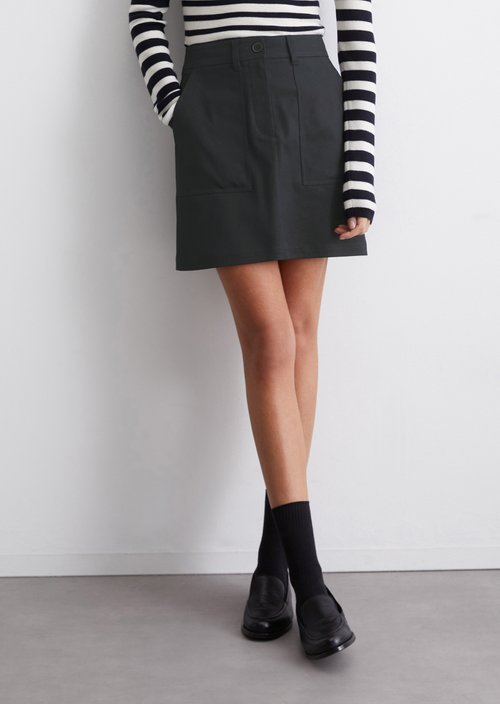 Mini skirt regular — Dark blue