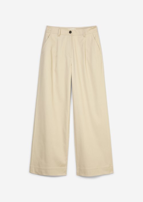 Straight Leg Pants mit Bundfalten — M716