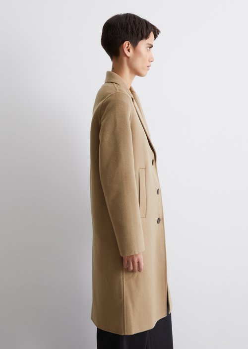 Regular single-breasted coat — M745