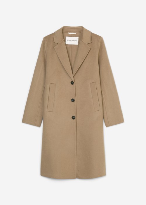 Regular single-breasted coat — M745