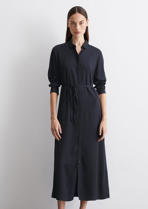 Shirt dress regular — Dark blue