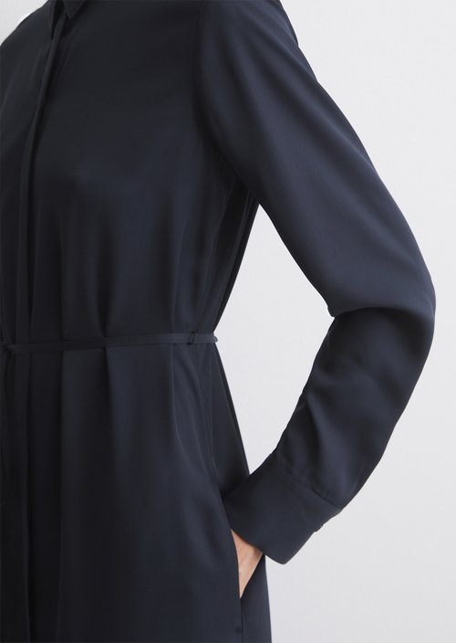 Shirt dress regular — Dark blue