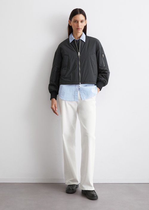 Aviator blouson regular — Dark blue