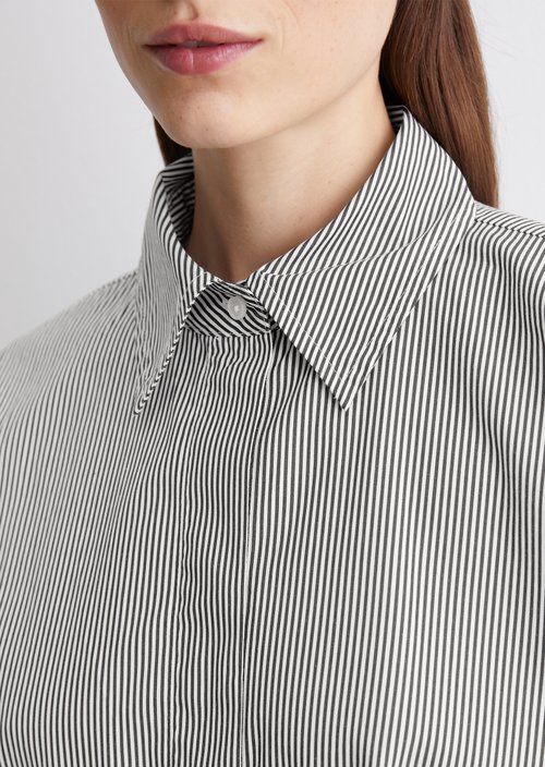 Oversize striped blouse — MB31