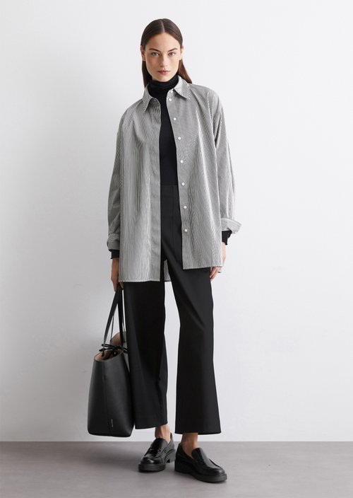 Oversize striped blouse — MB31