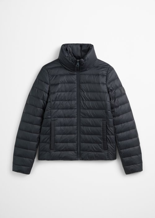 Lightweight quilted jacket fitted — Dark blue