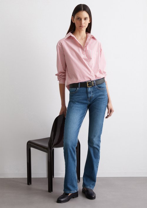 Boyfriend striped blouse — MD52