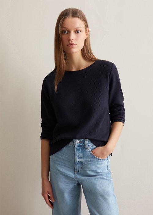 Sweatshirt regular — Dark blue