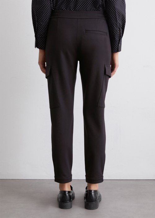 Cargo travel pants tapered — Dark blue
