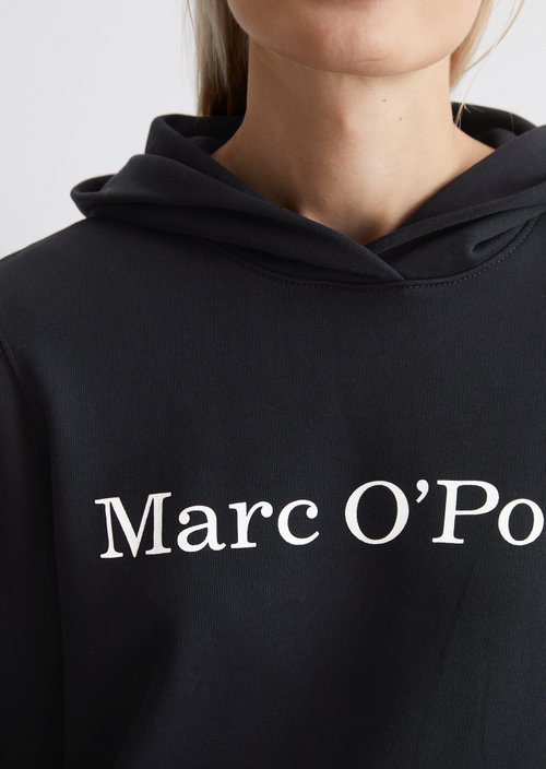 Logo hooded sweatshirt relaxed — Dark blue