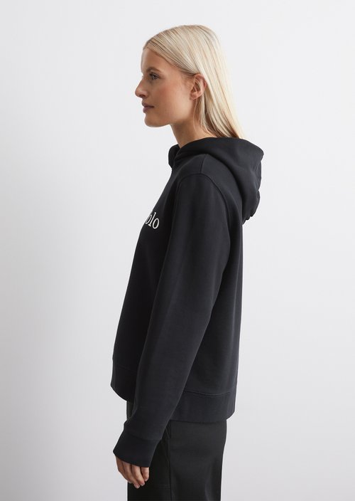 Logo hooded sweatshirt relaxed — Dark blue