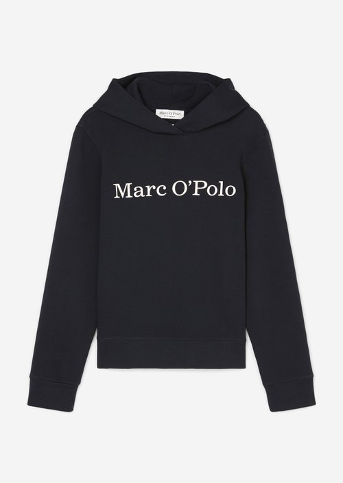 Logo hooded sweatshirt relaxed — Dark blue