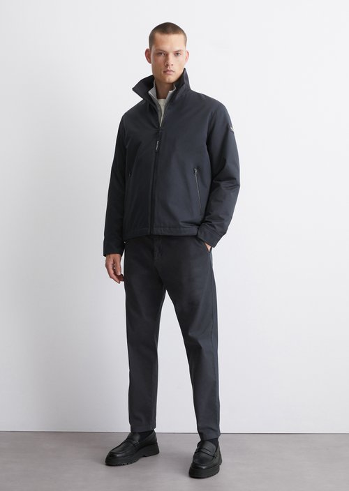 Lined jacket regular — Dark blue