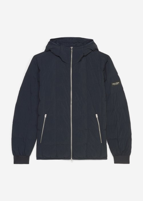 Quilted jacket regular — Dark blue
