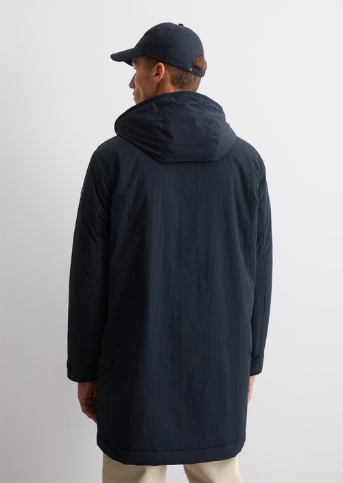 Hooded parka regular — Dark blue