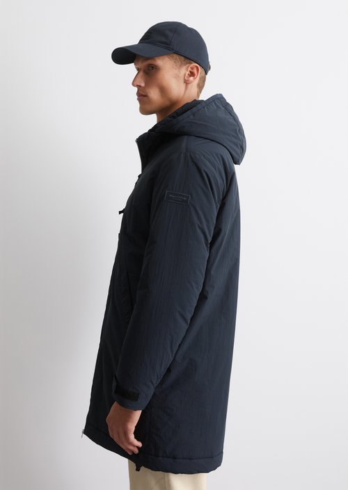 Hooded parka regular — Dark blue
