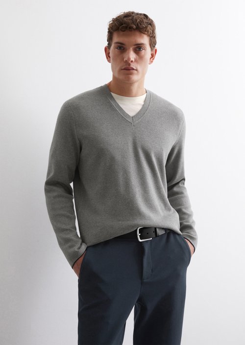 DfC sweater regular — Light grey