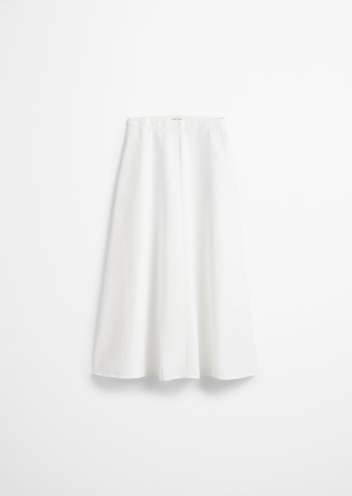 Flared skirt — White