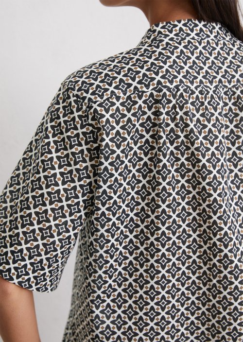 Regular patterned tunic blouse — MI23