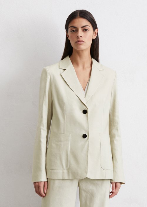 Blazer regular — Beige