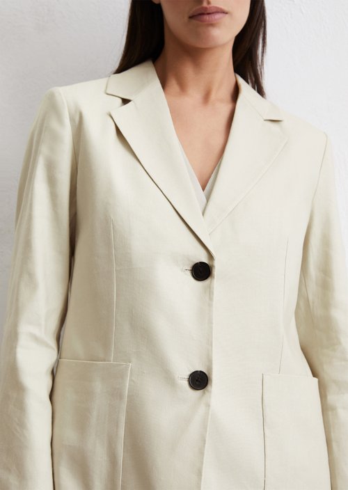 Blazer regular — Beige