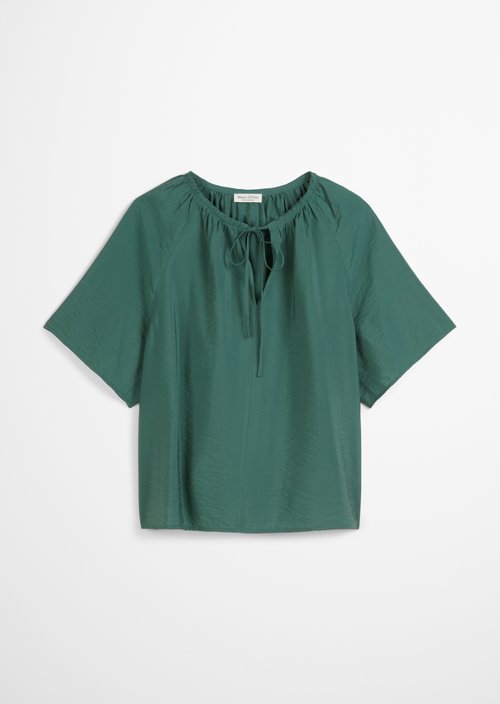 Relaxed blouse — Dark green