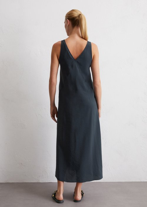 Maxi dress relaxed — Dark blue