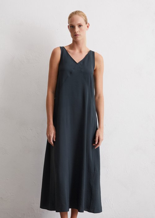 Maxi dress relaxed — Dark blue