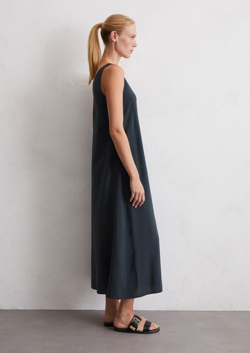 Maxi dress relaxed — Dark blue