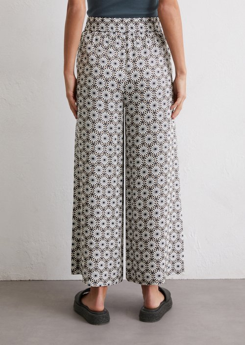 Wide print trousers — MF68