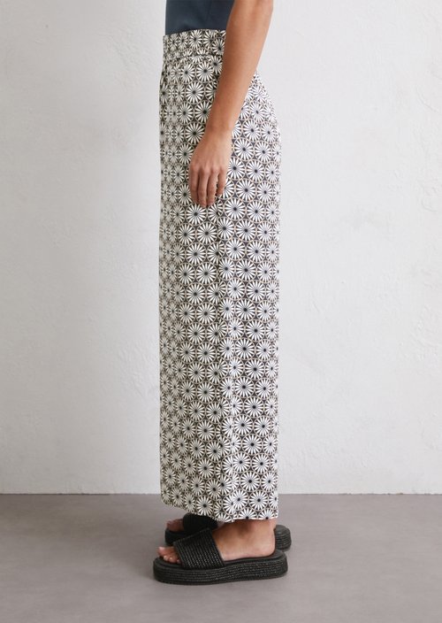 Wide print trousers — MF68