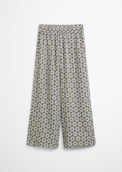 Wide print trousers — MF68