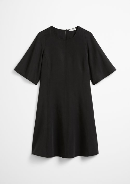 Flared mini dress — Black