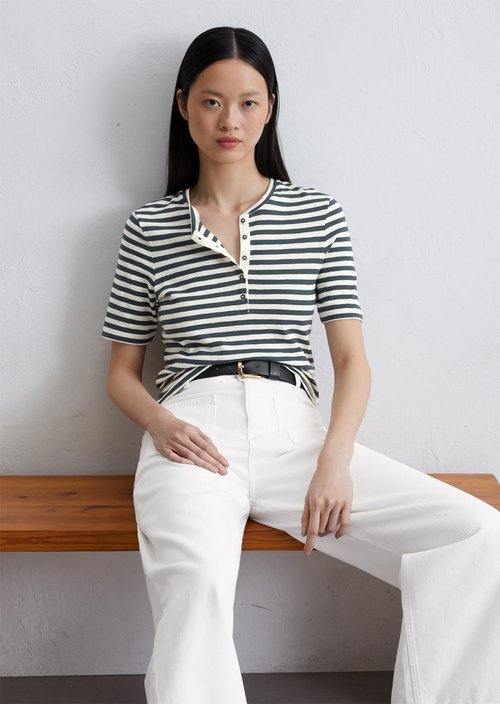 Henley T-shirt regular — MJ55
