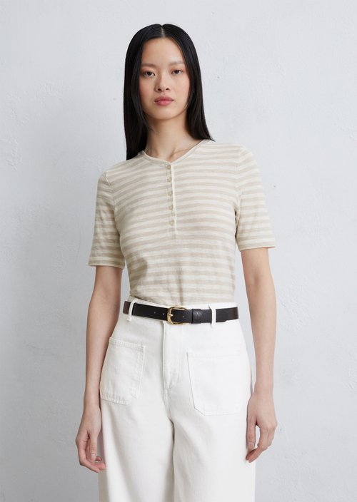 Henley T-shirt regular — MJ58