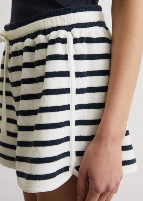 Regular striped terry shorts — MJ82