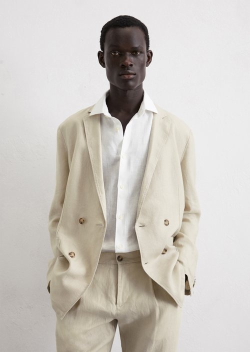 Linen jacket shaped — M707