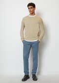 Chinos STIG tapered model in dobby fabric - blue | Chino pants