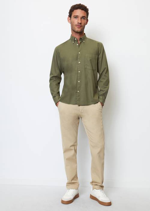 Button down shirt regular M478 in front view