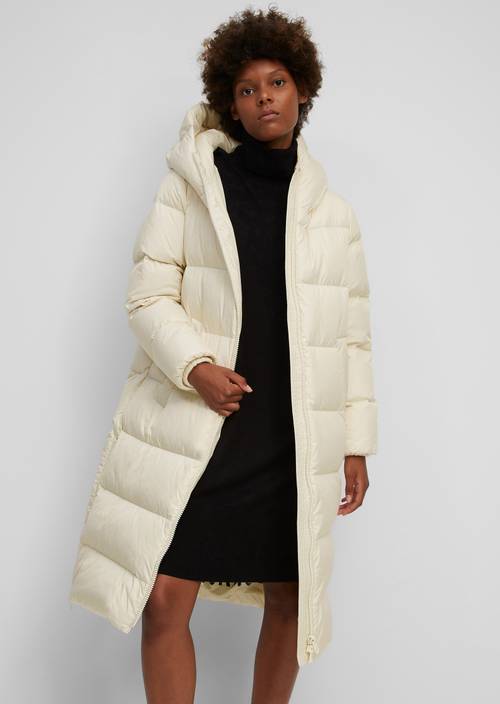 Puffer-Daunenmantel M159 in Frontalansicht