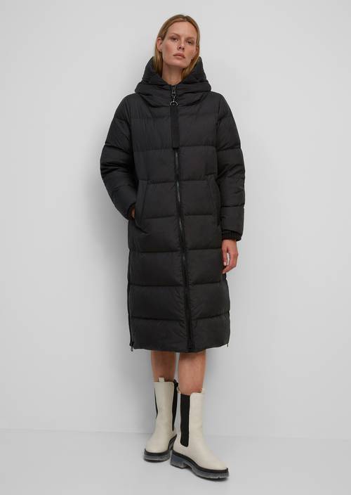 Puffer-Daunenmantel M990 in Frontalansicht