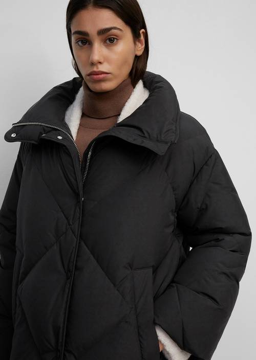 Puffer-Daunenmantel M990 in Detailansicht